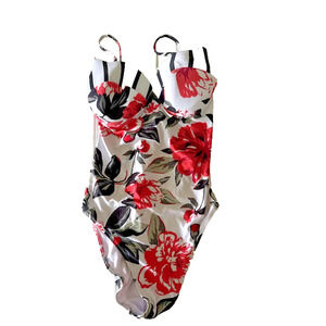 Cupshe One Piece Womens Large Swimsuit Swim Beach Resort Cruise Padded Underwire